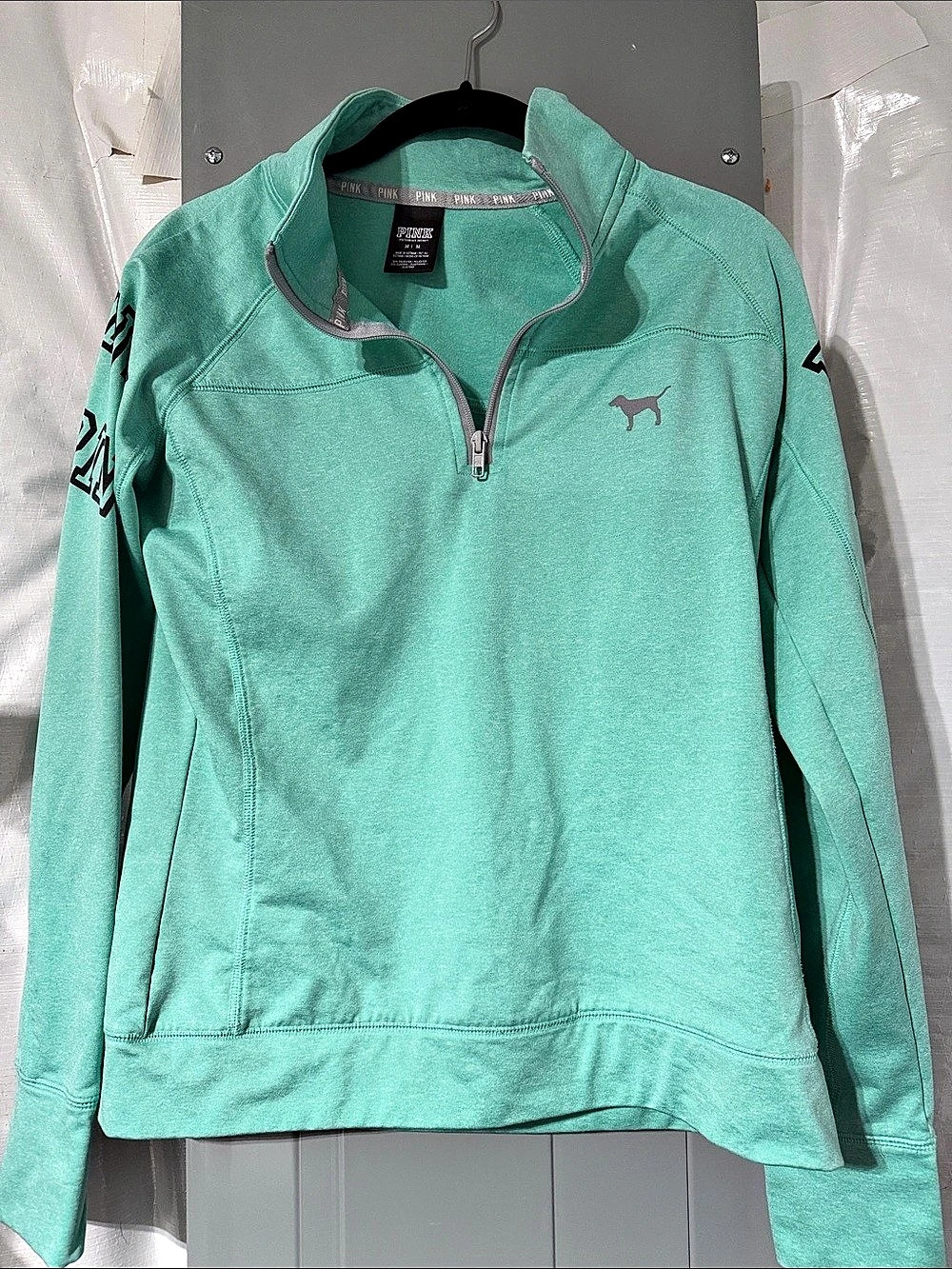 Victoria's Secret PINK Ultimate Half-Zip Pullover with Thumbholes Ultimate